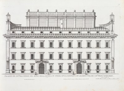 Palazzo Falconieri, Rom, aus 